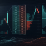 Minh họa Footprint Chart với dữ liệu bid ask và volume profile trong giao dịch crypto futures