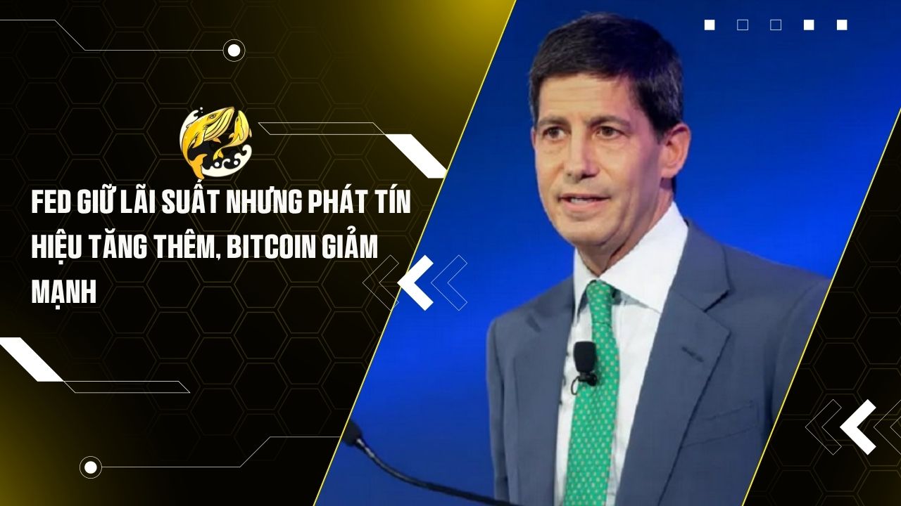 Fed giữ lãi suất nhưng phát tín hiệu tăng thêm, Bitcoin giảm mạnh