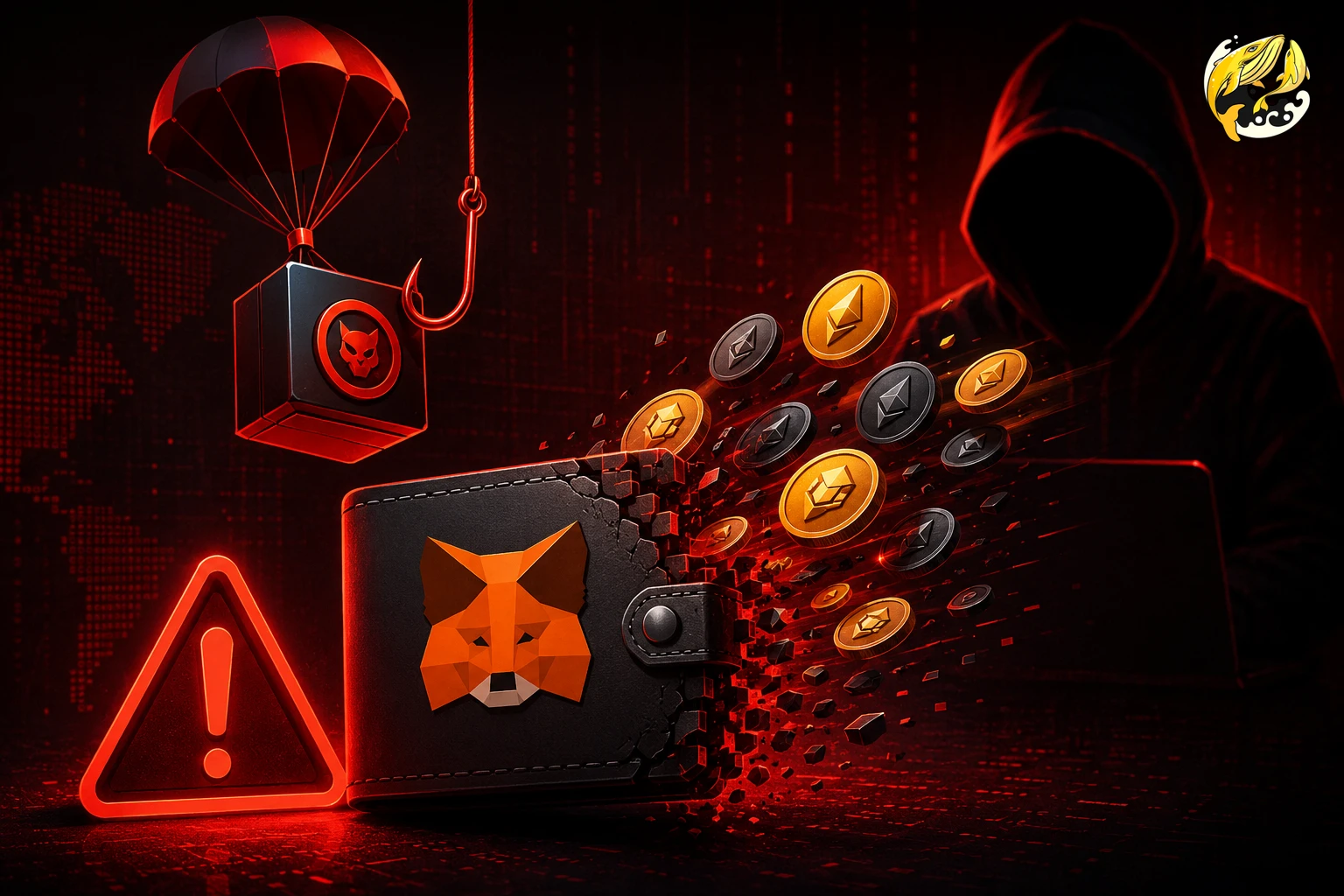 Ví MetaMask bị trừ tiền sau khi claim airdrop và cảnh báo lừa đảo