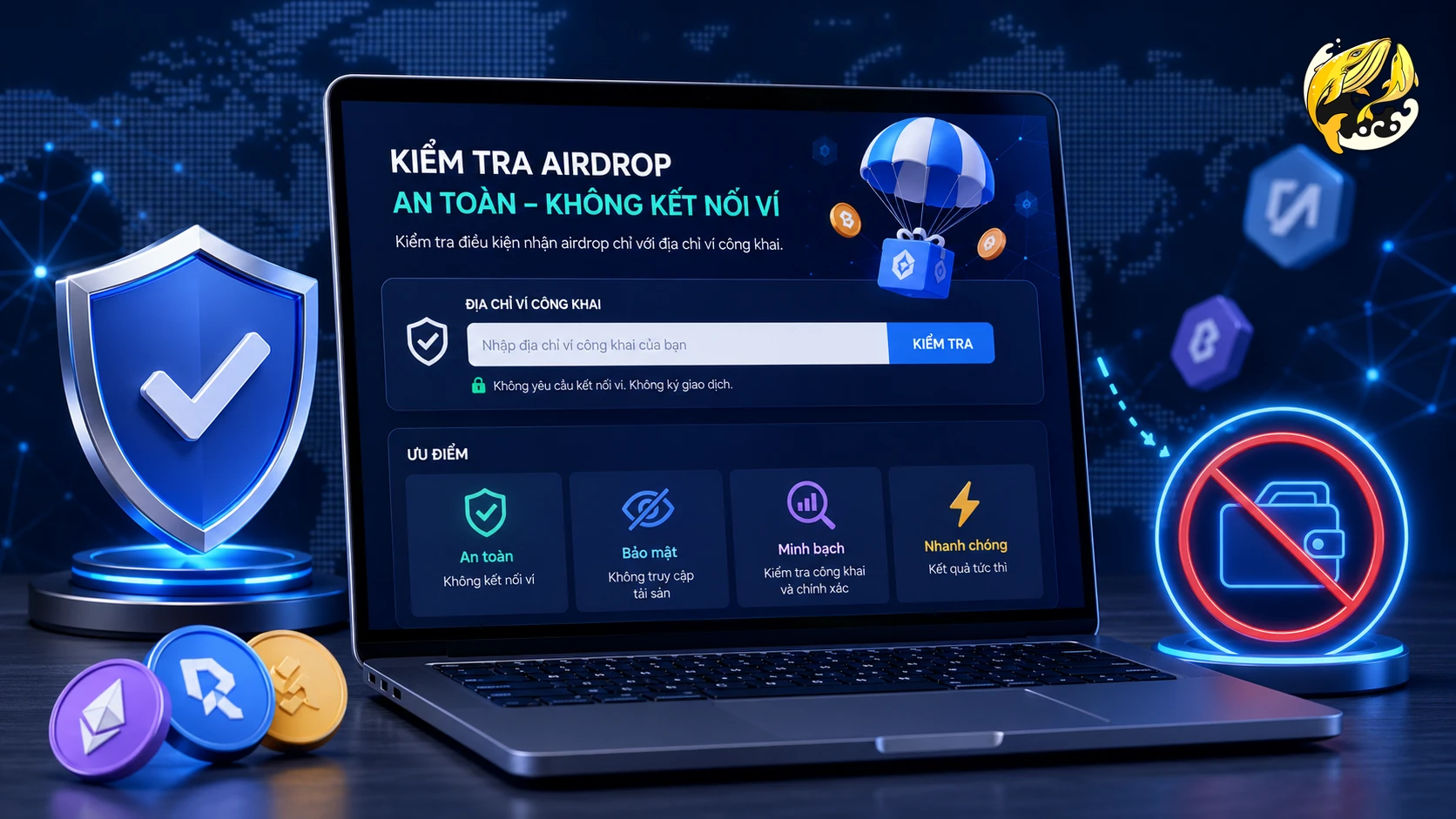 Web Check Eligibility Airdrop Uy Tín Không Cần Kết Nối Ví: Hướng Dẫn An Toàn Cho Người Mới