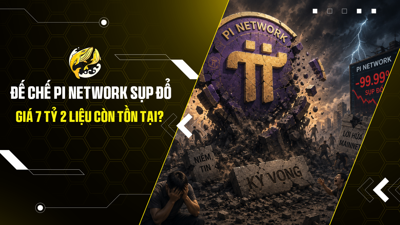 Đế Chế Pi Network Sụp Đổ: Giá 7 Tỷ 2 Liệu Còn Tồn Tại?