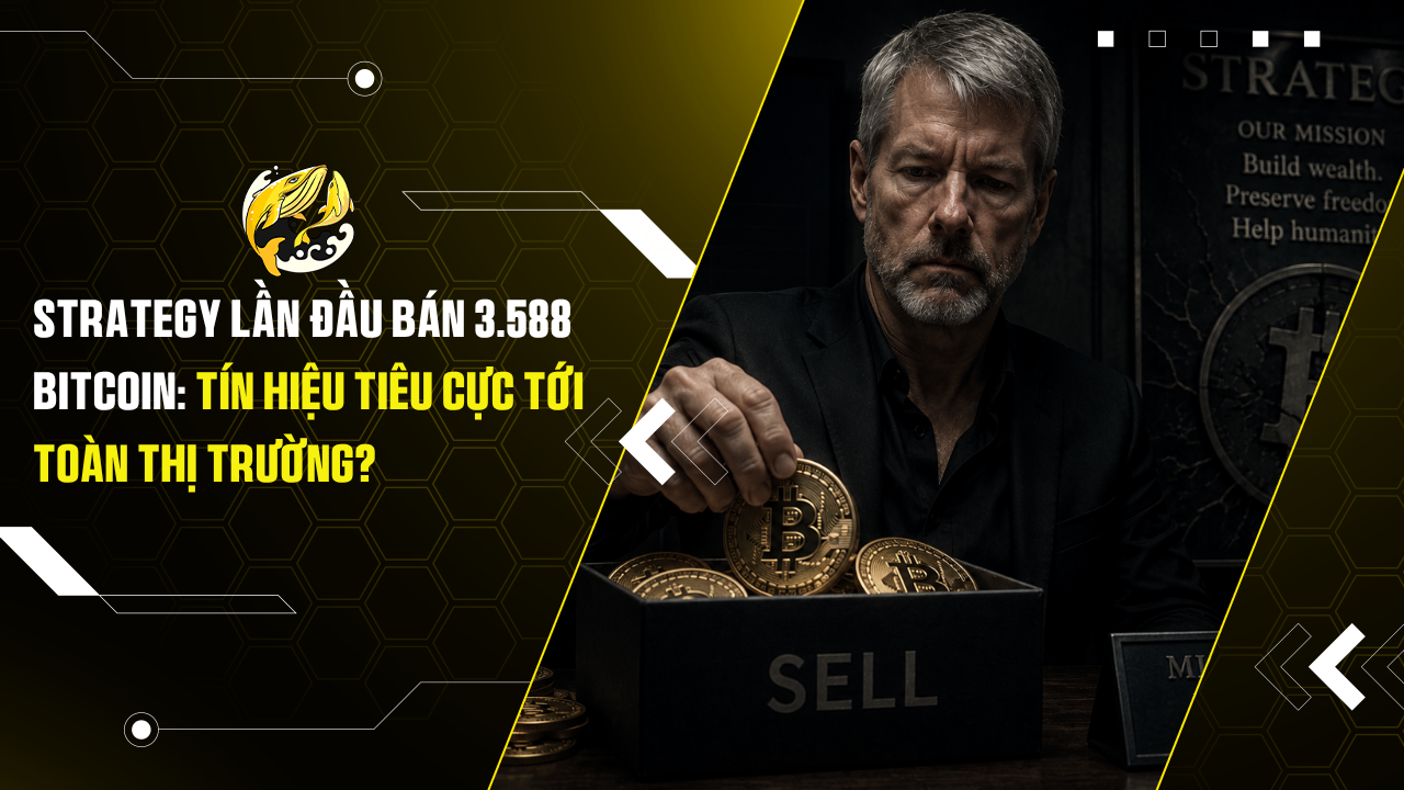 Strategy lần đầu bán 3.588 Bitcoin: Tín hiệu tiêu cực tới toàn thị trường?