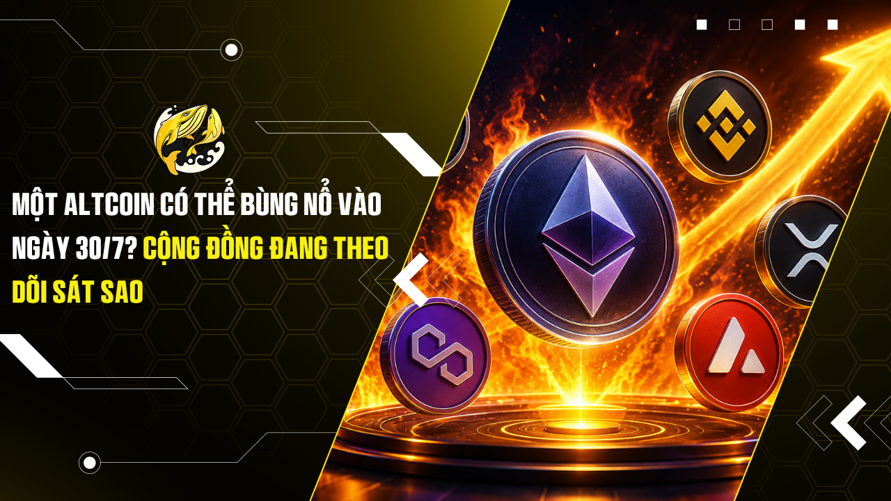 Một altcoin có thể bùng nổ vào ngày 30/7? Cộng đồng đang theo dõi sát sao