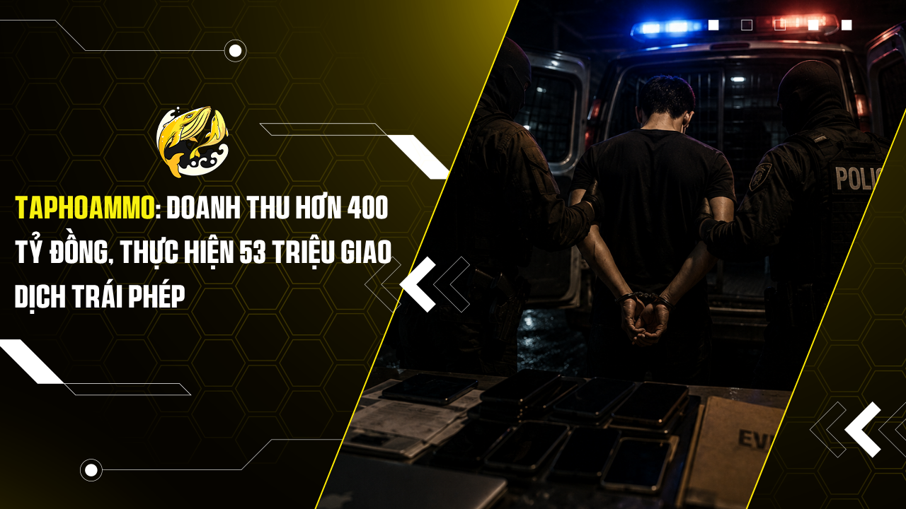 Taphoammo: Doanh thu hơn 400 tỷ đồng, thực hiện 53 triệu giao dịch trái phép