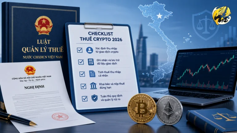 Checklist Thuế Crypto Việt Nam 2026: 7 Việc Nhà Đầu Tư Cần Làm Từ 1/7
