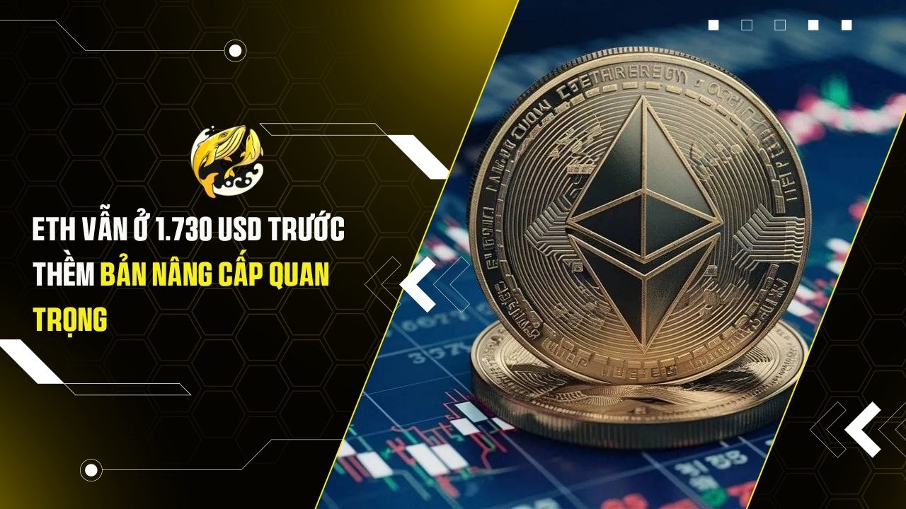 Ethereum chưa bứt phá: ETH vẫn ở 1.730 USD trước thềm bản nâng cấp quan trọng