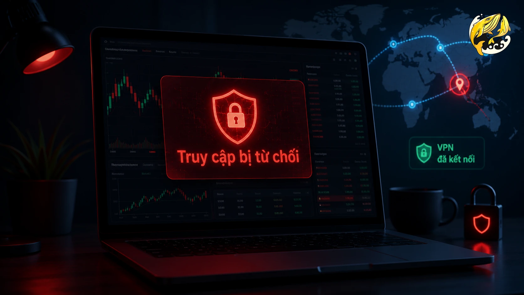 Rủi ro bị khóa tài khoản Binance Bybit OKX khi dùng VPN đổi IP liên tục