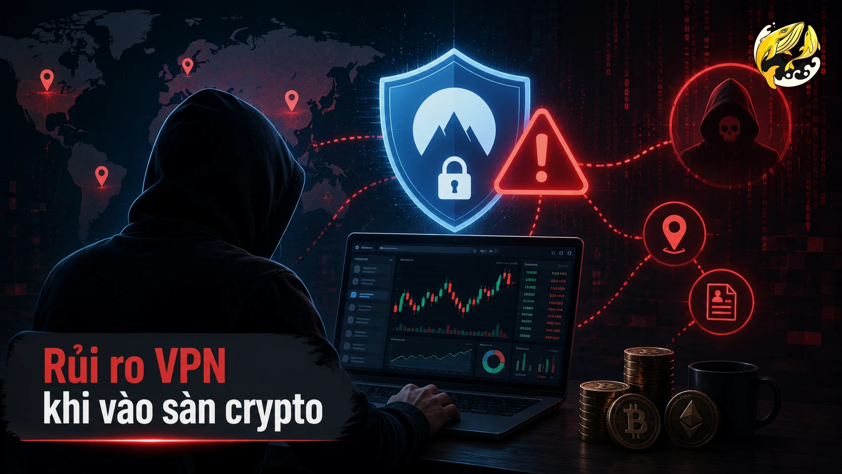 3 Rủi Ro Khi Dùng VPN Để Vào Binance, Bybit Và OKX