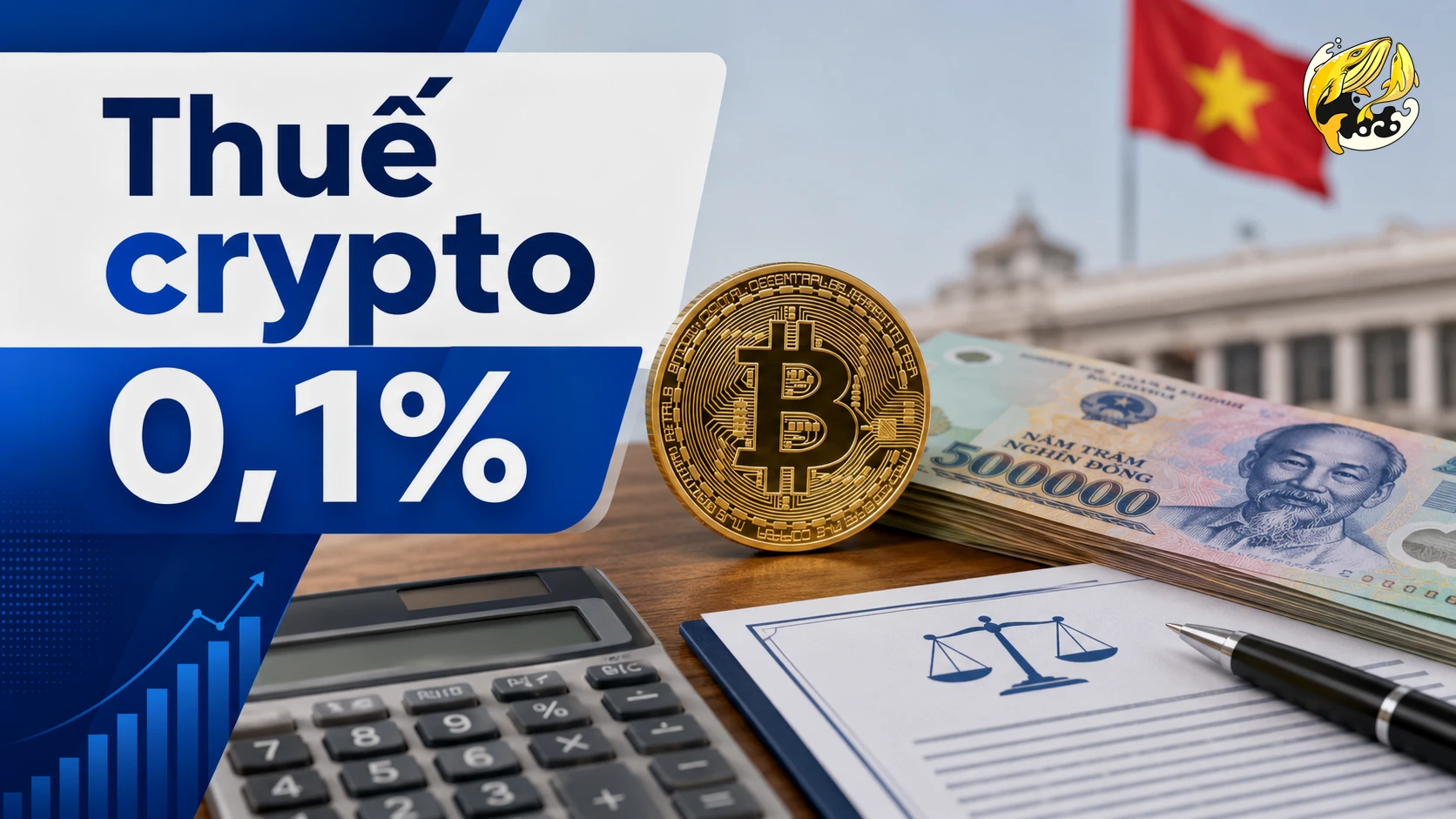Thuế Crypto 0,1% Tính Trên Giá Bán Hay Lợi Nhuận? 6 Ví Dụ Dễ Nhầm