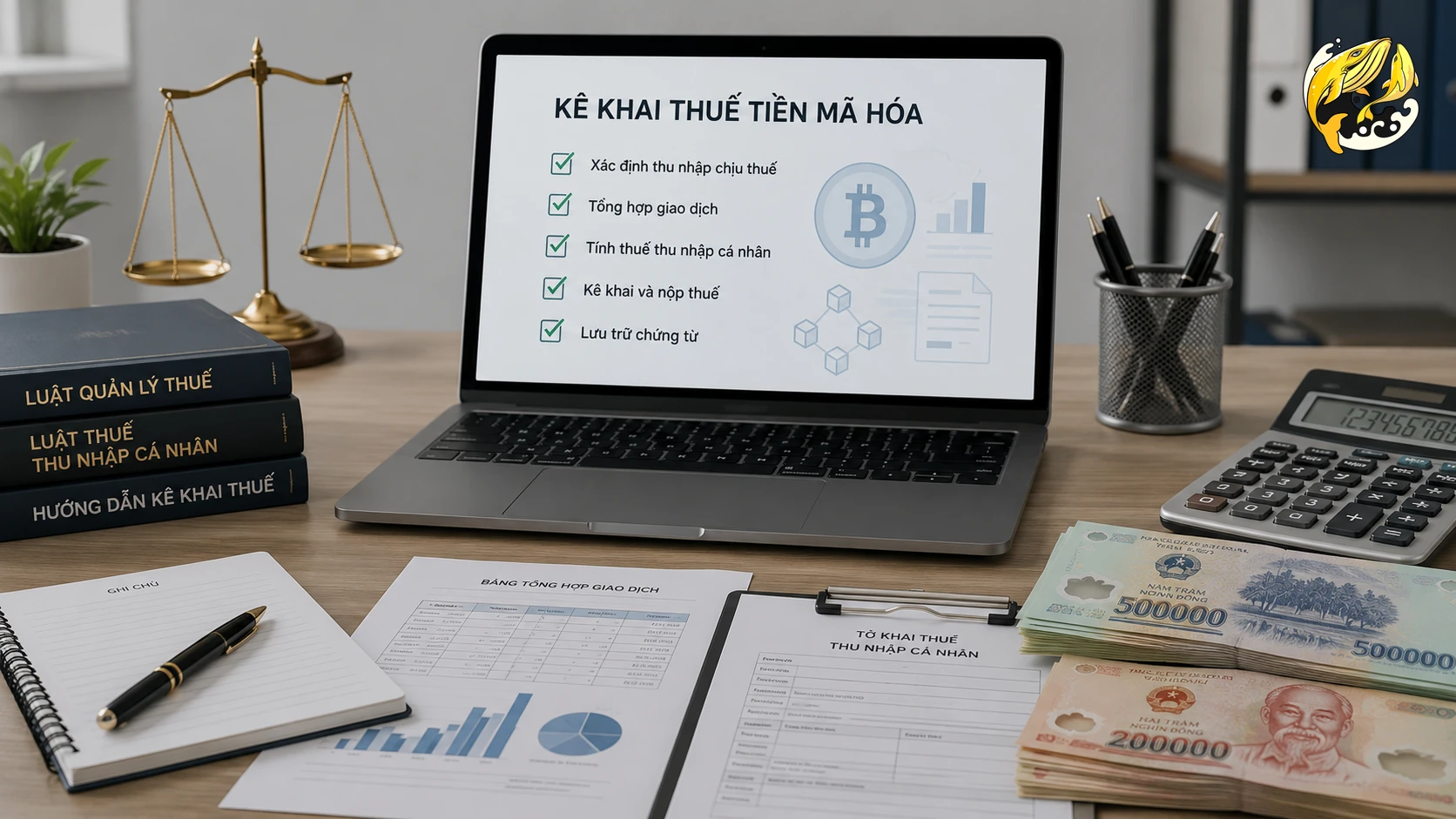 Cách Tự Kê Khai Thuế Crypto Khi Chưa Có Sàn Được Cấp Phép