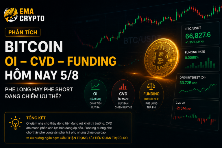 phân tích btc oi cvd funding