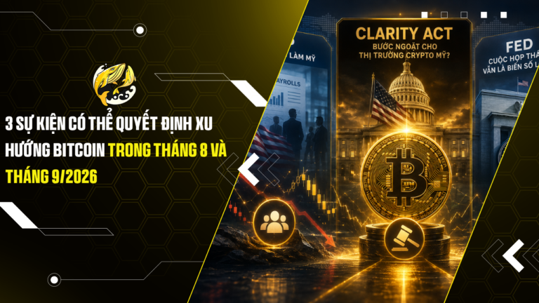 3 sự kiện có thể quyết định xu hướng Bitcoin trong tháng 8 và tháng 92026