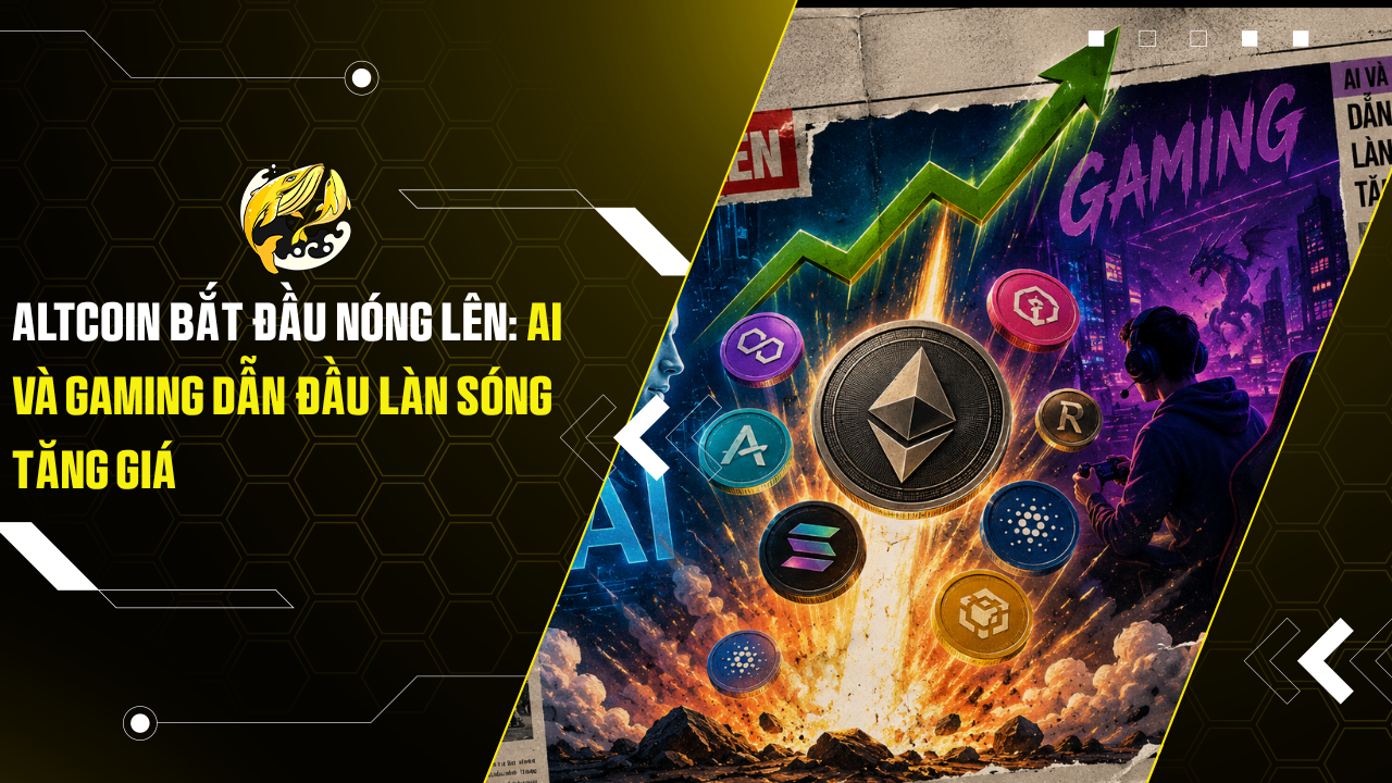 Altcoin bắt đầu nóng lên AI và Gaming dẫn đầu làn sóng tăng giá