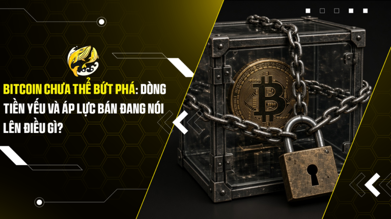 Bitcoin Chưa Thể Bứt Phá Dòng tiền yếu và áp lực bán đang nói lên điều gì