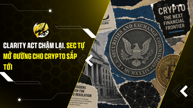 CLARITY Act chậm lại, SEC tự mở đường cho crypto sắp tới