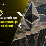 Ethereum rơi mạnh mất mốc 1900 USD Cá voi gom mạnh, staking lập đỉnh nhưng chưa thể bứt phá