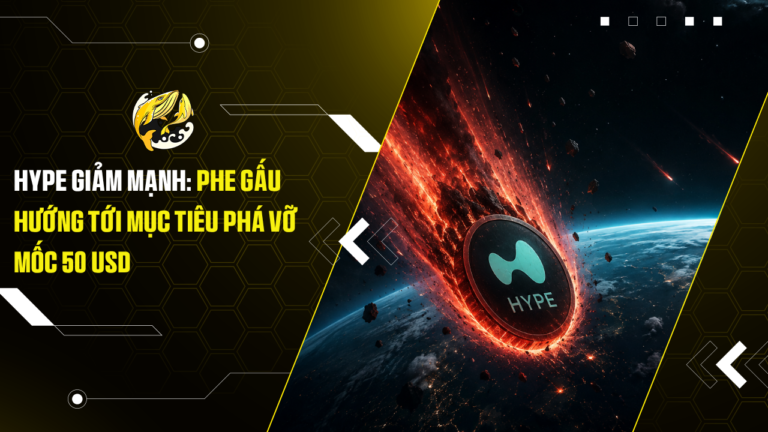 HYPE giảm mạnh Phe gấu hướng tới mục tiêu phá vỡ mốc 50 USD