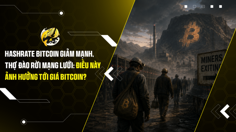 Hashrate Bitcoin giảm mạnh, thợ đào rời mạng lưới Điều này ảnh hưởng tới giá Bitcoin