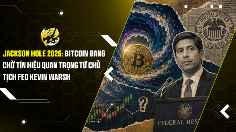 Jackson Hole 2026 Bitcoin đang chờ tín hiệu quan trọng từ Chủ tịch Fed Kevin Warsh