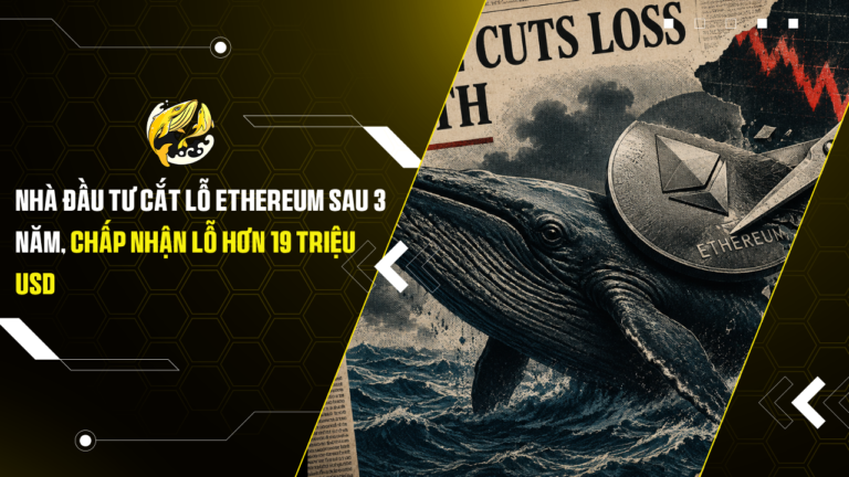 Nhà đầu tư cắt lỗ Ethereum sau 3 năm, chấp nhận lỗ hơn 19 triệu USD