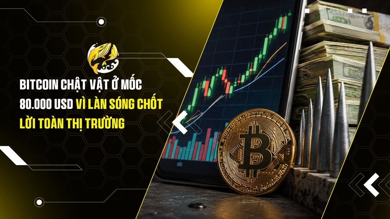 Bitcoin Chật Vật Ở Mốc 80.000 USD Vì Làn Sóng Chốt Lời Toàn Thị Trường
