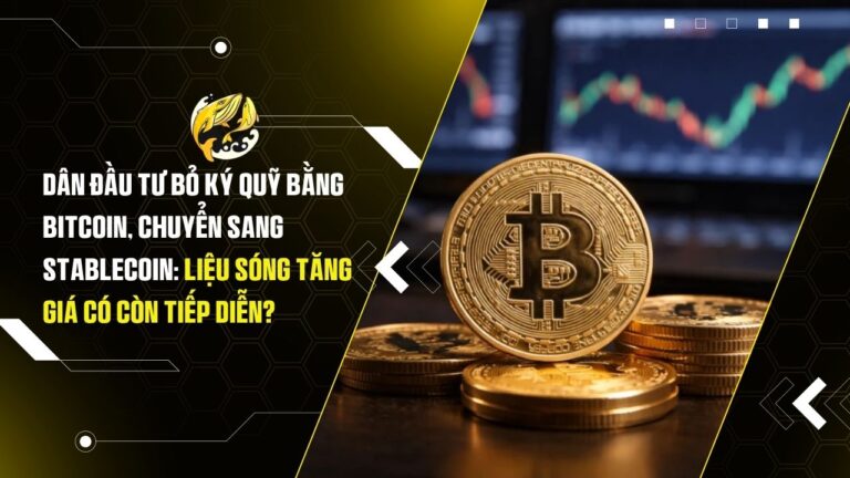 Dân Đầu Tư Bỏ Ký Quỹ Bằng Bitcoin, Chuyển Sang Stablecoin: Liệu Sóng Tăng Giá Có Còn Tiếp Diễn?
