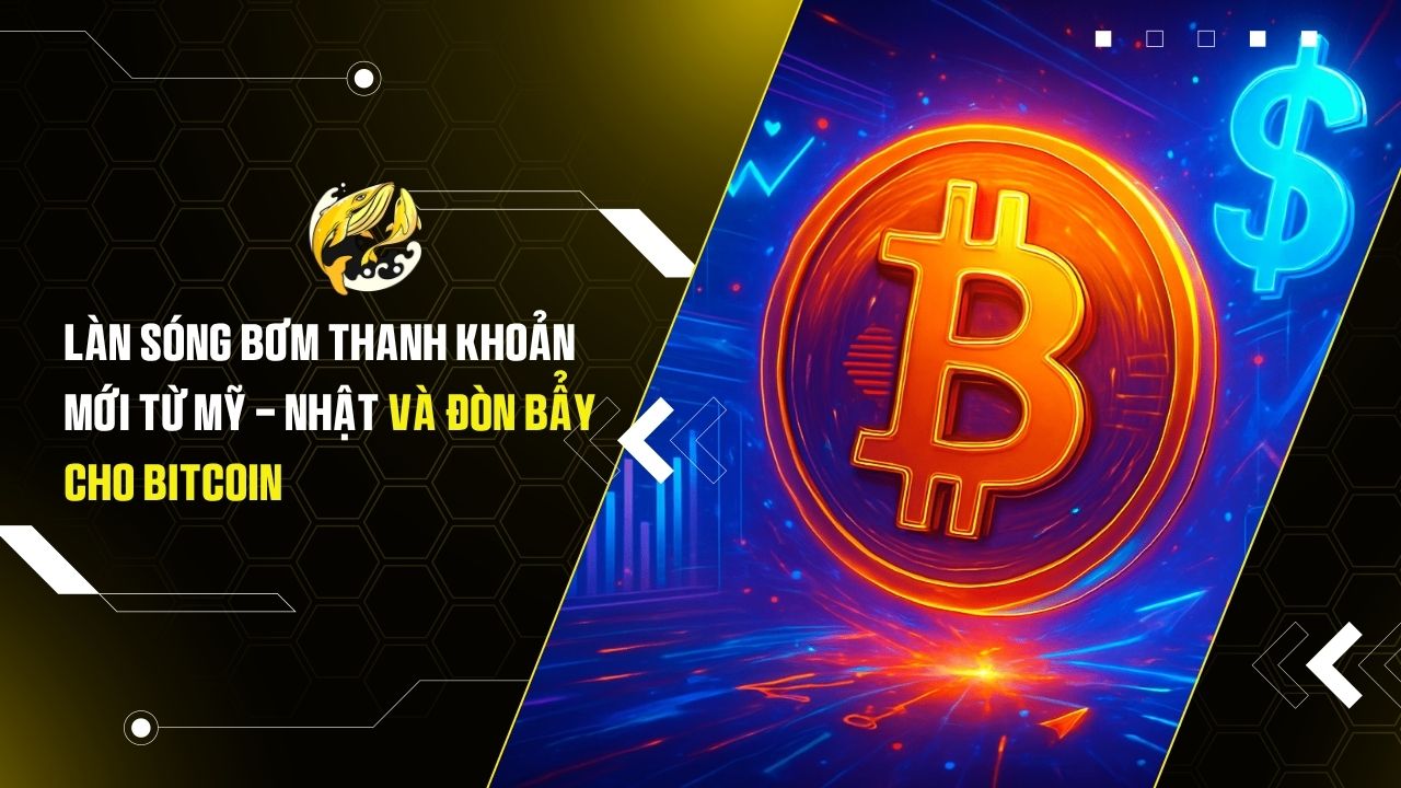 Làn sóng bơm thanh khoản mới từ Mỹ - Nhật và đòn bẩy cho Bitcoin