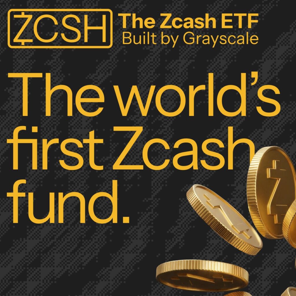 Công bố quỹ ETF Zcash đầu tiên trên thế giới mang mã giao dịch $ZCSH từ Grayscale.