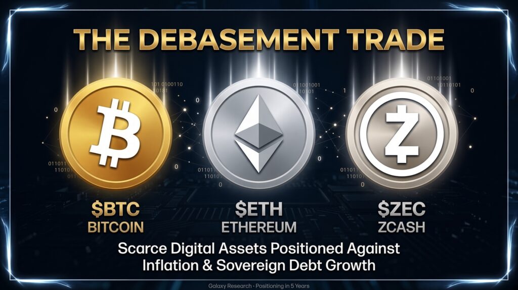 Bộ ba trụ cột chống mất giá: Bitcoin, ETH và ZEC 