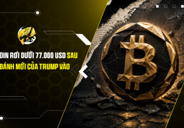 Bitcoin rơi dưới 77.000 USD sau đòn đánh mới của Trump vào Iran