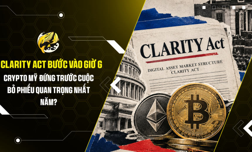 CLARITY Act bước vào giờ G Crypto Mỹ đứng trước cuộc bỏ phiếu quan trọng nhất năm
