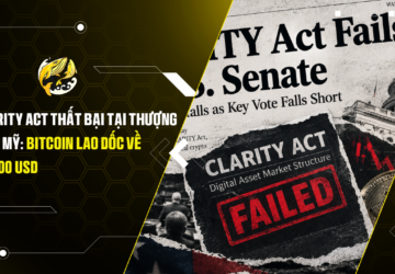 CLARITY Act thất bại tại Thượng viện Mỹ Bitcoin lao dốc về 75.000 USD
