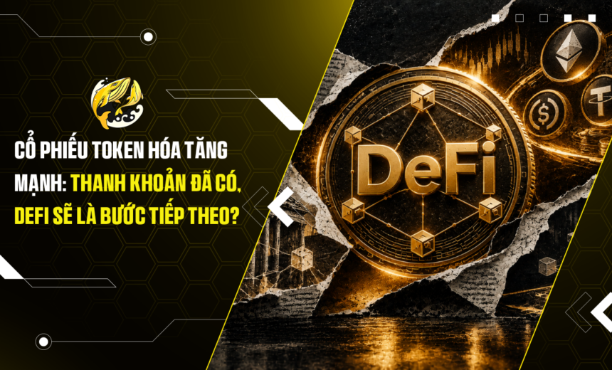 Cổ phiếu token hóa tăng mạnh Thanh khoản đã có, DeFi sẽ là bước tiếp theo