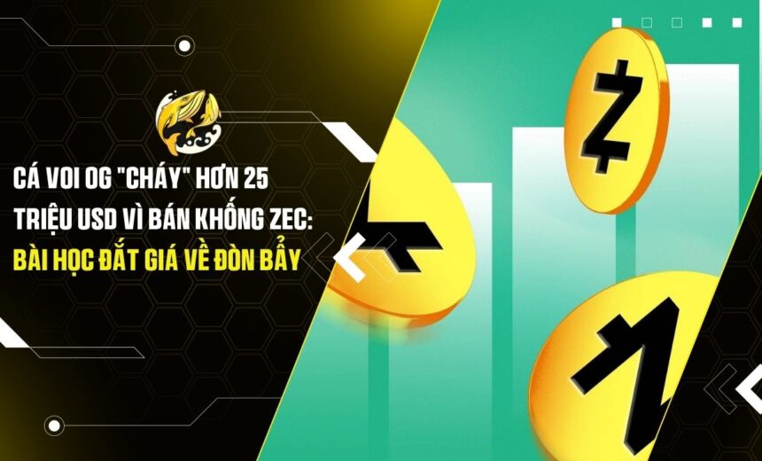 Cá Voi OG "Cháy" Hơn 25 Triệu USD Vì Bán Khống ZEC: Bài Học Đắt Giá Về Đòn Bẩy